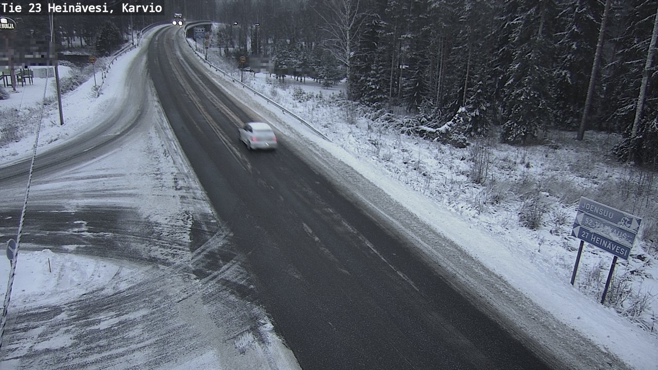 Weather Camera Image Väg 23 Heinävesi, Karvio, Heinävesi, Pohjois-Karjala