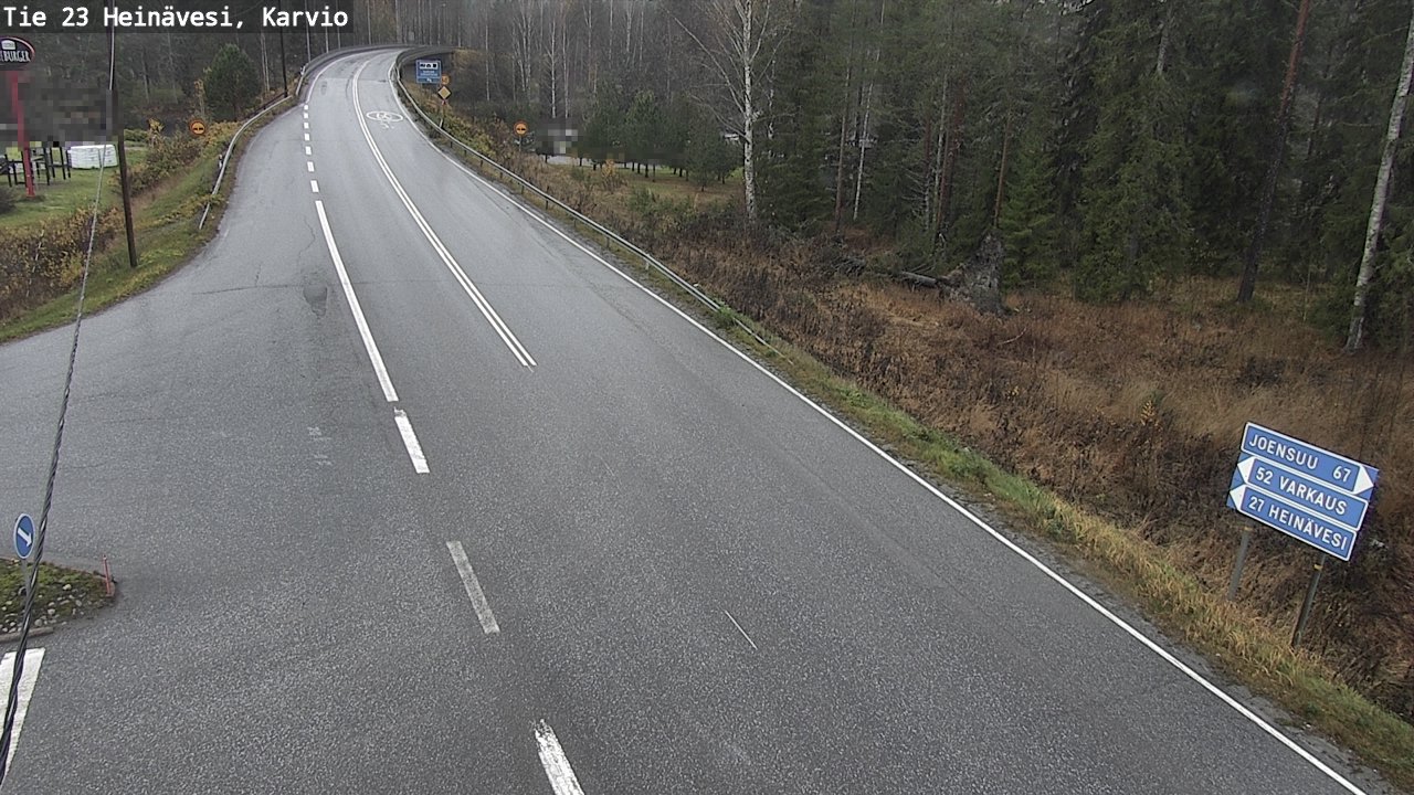 Kelikamerat Kuva Tie 23 Heinävesi, Karvio, Heinävesi, Pohjois-Karjala