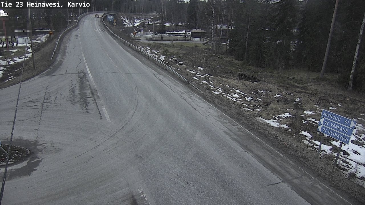 Kelikamerat Kuva Tie 23 Heinävesi, Karvio, Heinävesi, Pohjois-Karjala