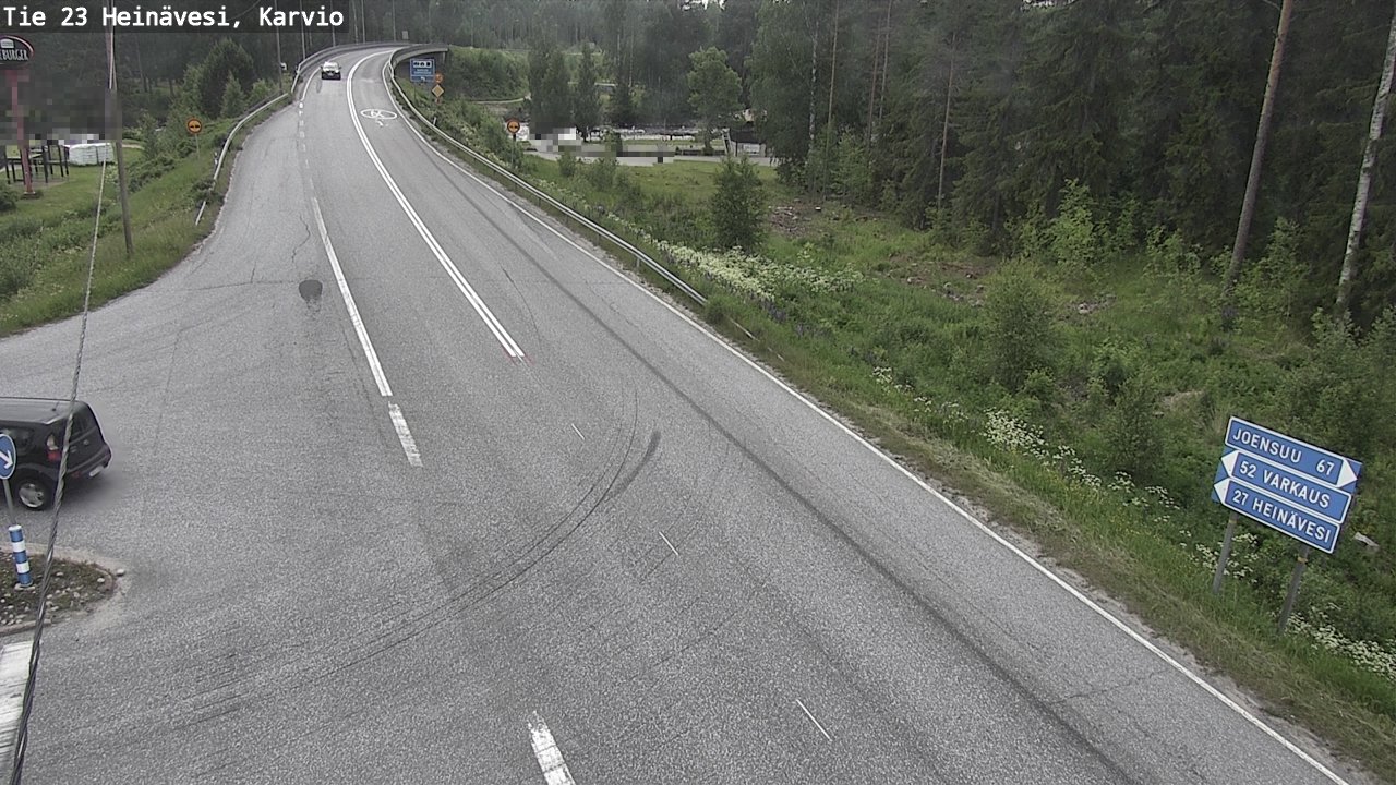 Kelikamerat Kuva Tie 23 Heinävesi, Karvio, Heinävesi, Pohjois-Karjala