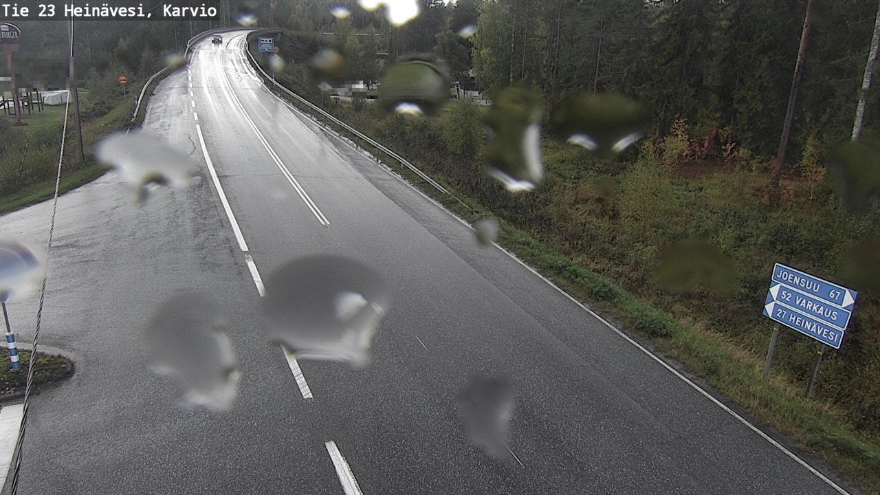 Weather Camera Image Väg 23 Heinävesi, Karvio, Heinävesi, Pohjois-Karjala