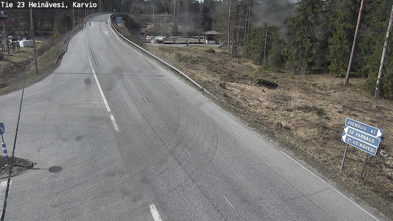Kelikamerat Kuva Tie 23 Heinävesi, Karvio, Heinävesi, Pohjois-Karjala