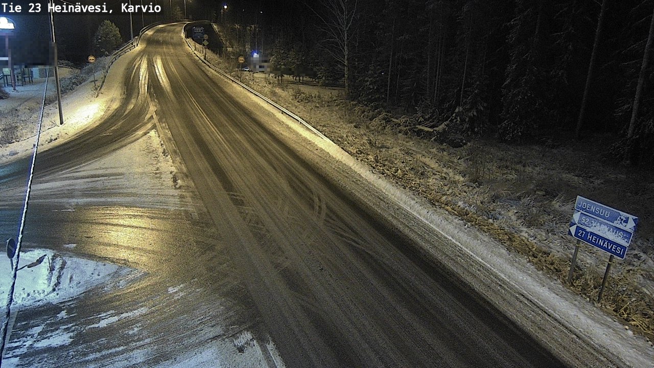 Weather Camera Image Väg 23 Heinävesi, Karvio, Heinävesi, Pohjois-Karjala