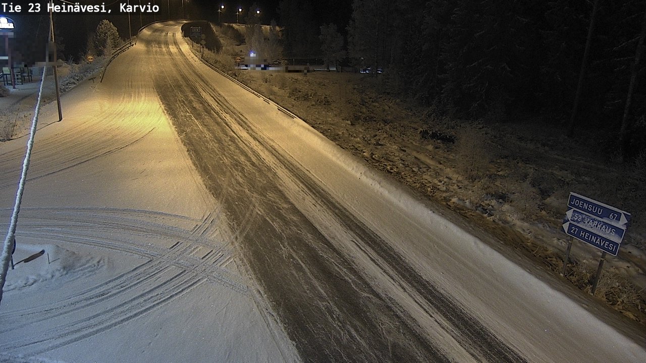 Kelikamerat Kuva Tie 23 Heinävesi, Karvio, Heinävesi, Pohjois-Karjala
