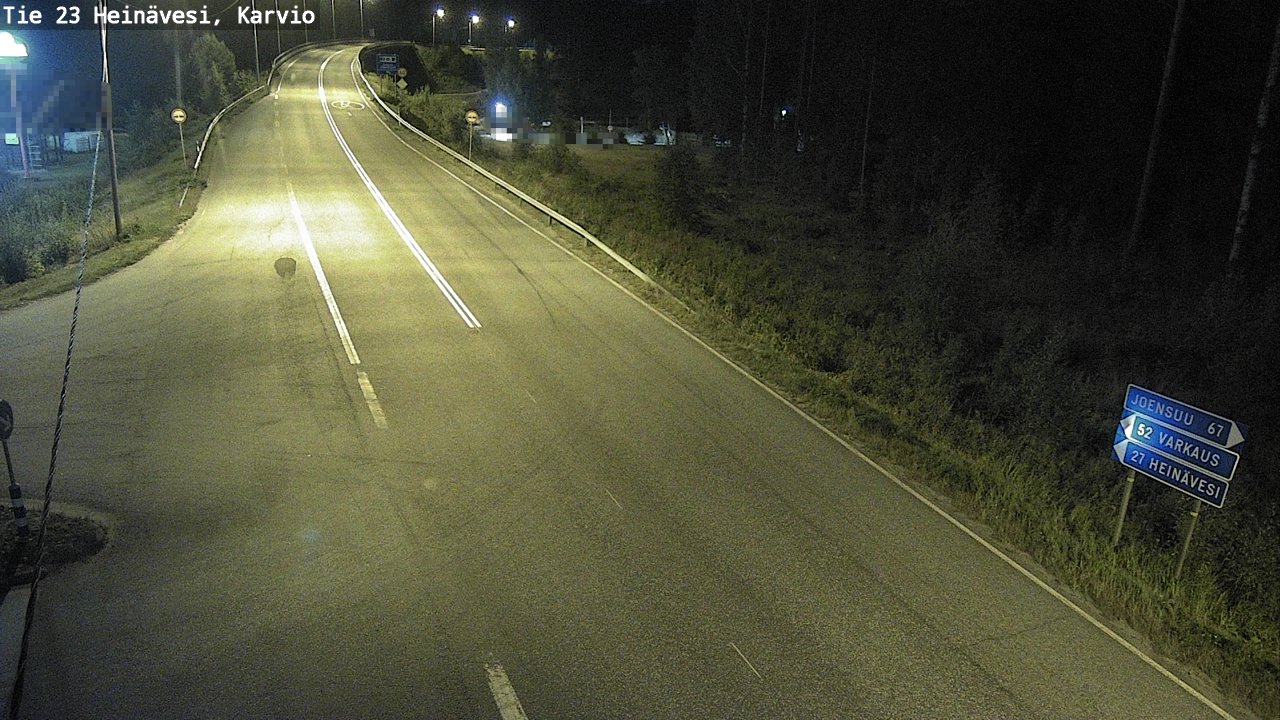 Kelikamerat Kuva Tie 23 Heinävesi, Karvio, Heinävesi, Pohjois-Karjala