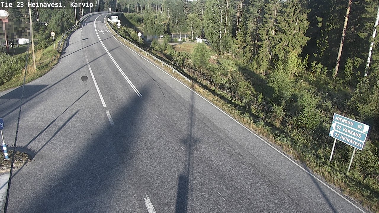 Kelikamerat Kuva Tie 23 Heinävesi, Karvio, Heinävesi, Pohjois-Karjala
