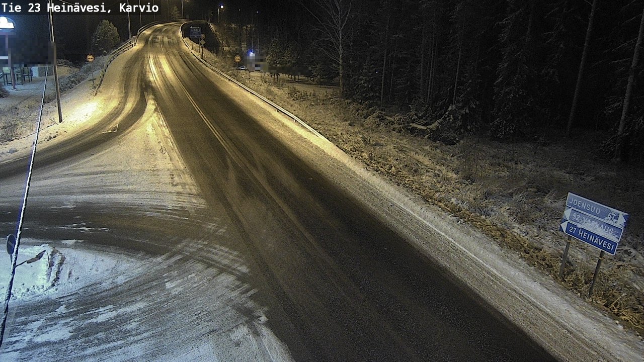 Weather Camera Image Väg 23 Heinävesi, Karvio, Heinävesi, Pohjois-Karjala
