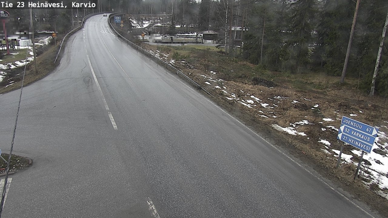 Weather Camera Image Road 23 Heinävesi, Karvio, Heinävesi, Pohjois-Karjala
