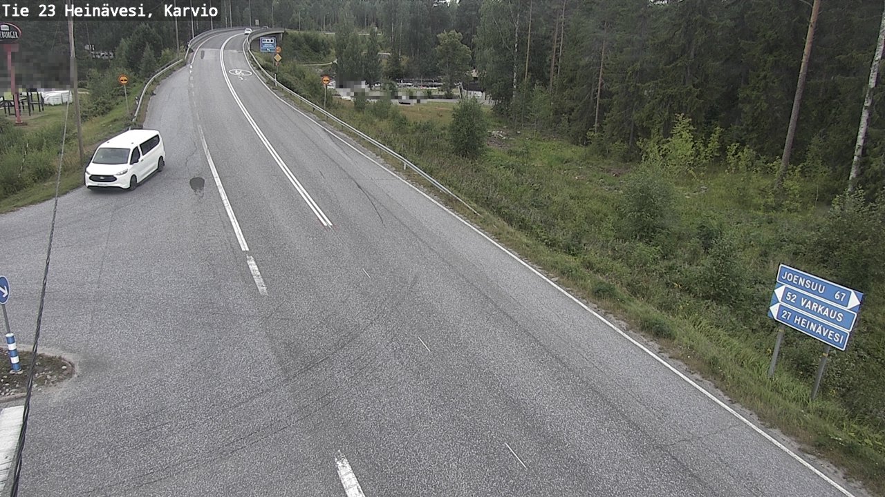 Weather Camera Image Road 23 Heinävesi, Karvio, Heinävesi, Pohjois-Karjala