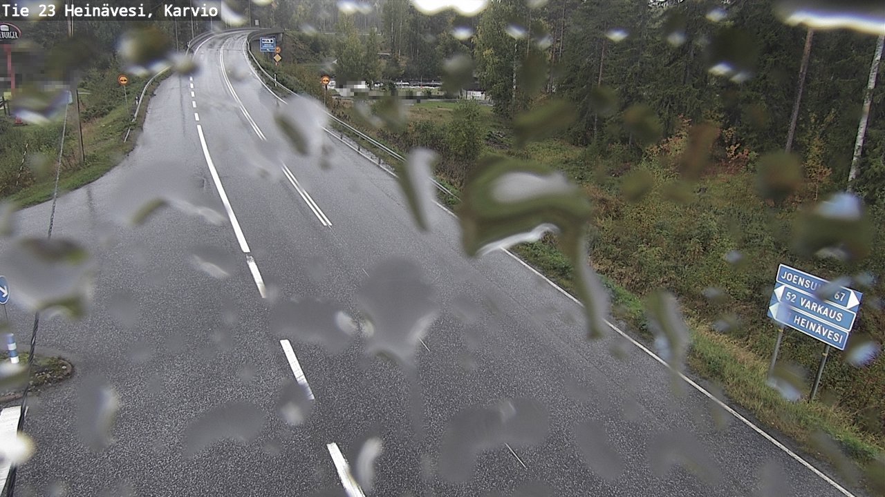 Weather Camera Image Väg 23 Heinävesi, Karvio, Heinävesi, Pohjois-Karjala