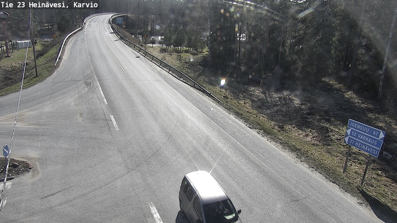 Weather Camera Image Road 23 Heinävesi, Karvio, Heinävesi, Pohjois-Karjala