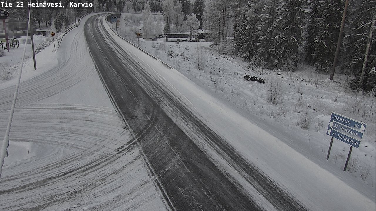 Kelikamerat Kuva Tie 23 Heinävesi, Karvio, Heinävesi, Pohjois-Karjala