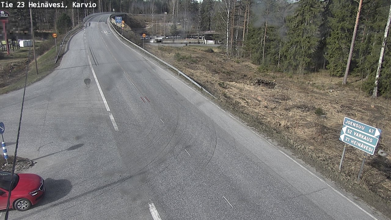 Weather Camera Image Road 23 Heinävesi, Karvio, Heinävesi, Pohjois-Karjala