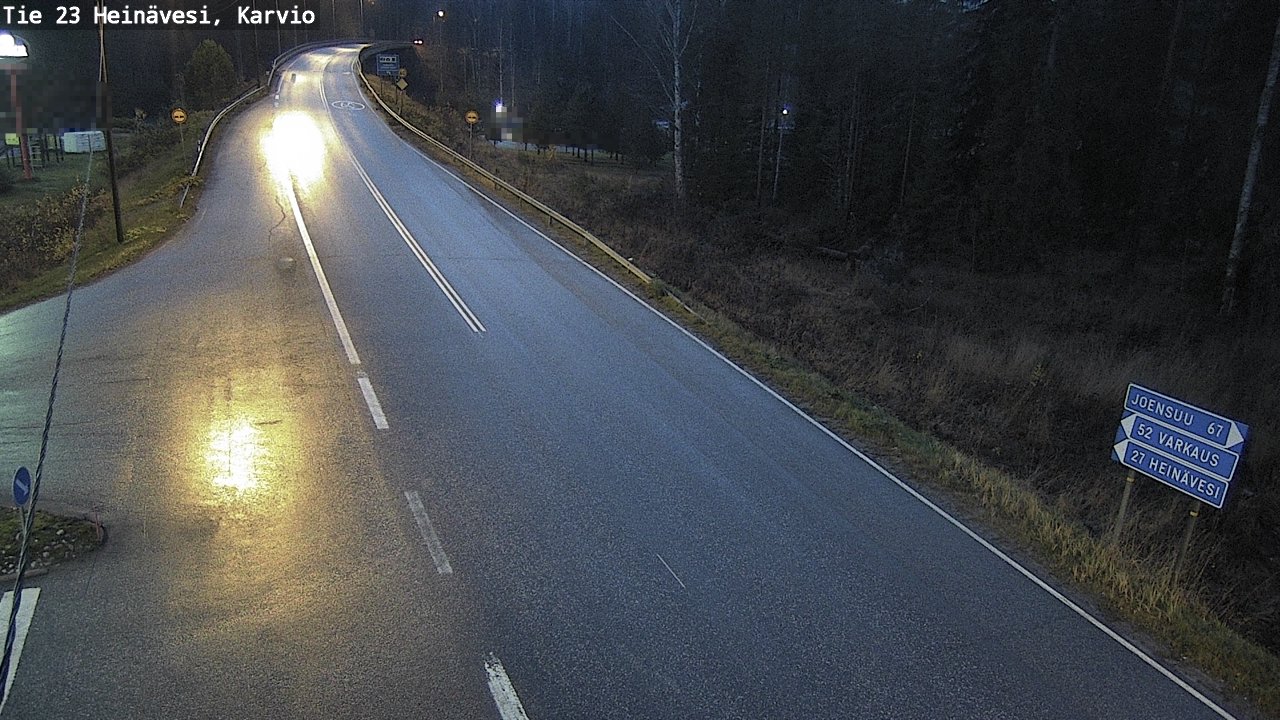 Kelikamerat Kuva Tie 23 Heinävesi, Karvio, Heinävesi, Pohjois-Karjala