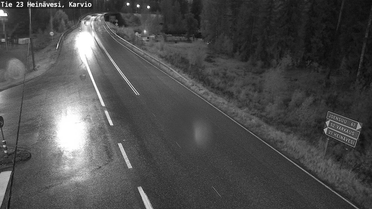 Weather Camera Image Väg 23 Heinävesi, Karvio, Heinävesi, Pohjois-Karjala