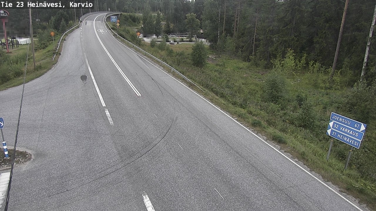 Weather Camera Image Road 23 Heinävesi, Karvio, Heinävesi, Pohjois-Karjala