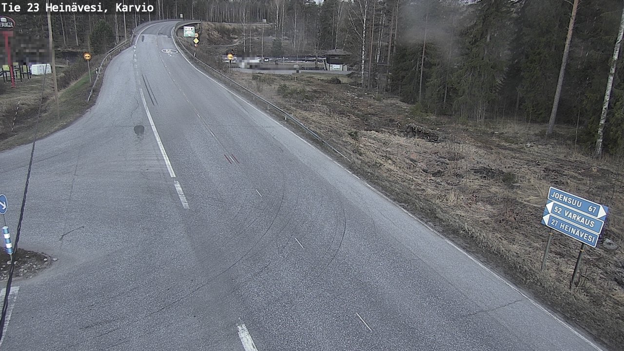 Kelikamerat Kuva Tie 23 Heinävesi, Karvio, Heinävesi, Pohjois-Karjala