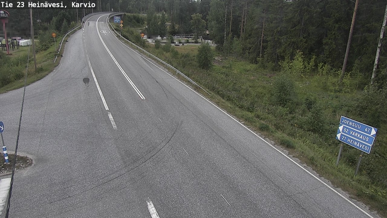 Weather Camera Image Road 23 Heinävesi, Karvio, Heinävesi, Pohjois-Karjala