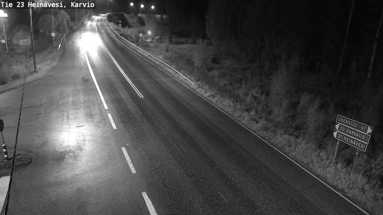 Weather Camera Image Väg 23 Heinävesi, Karvio, Heinävesi, Pohjois-Karjala
