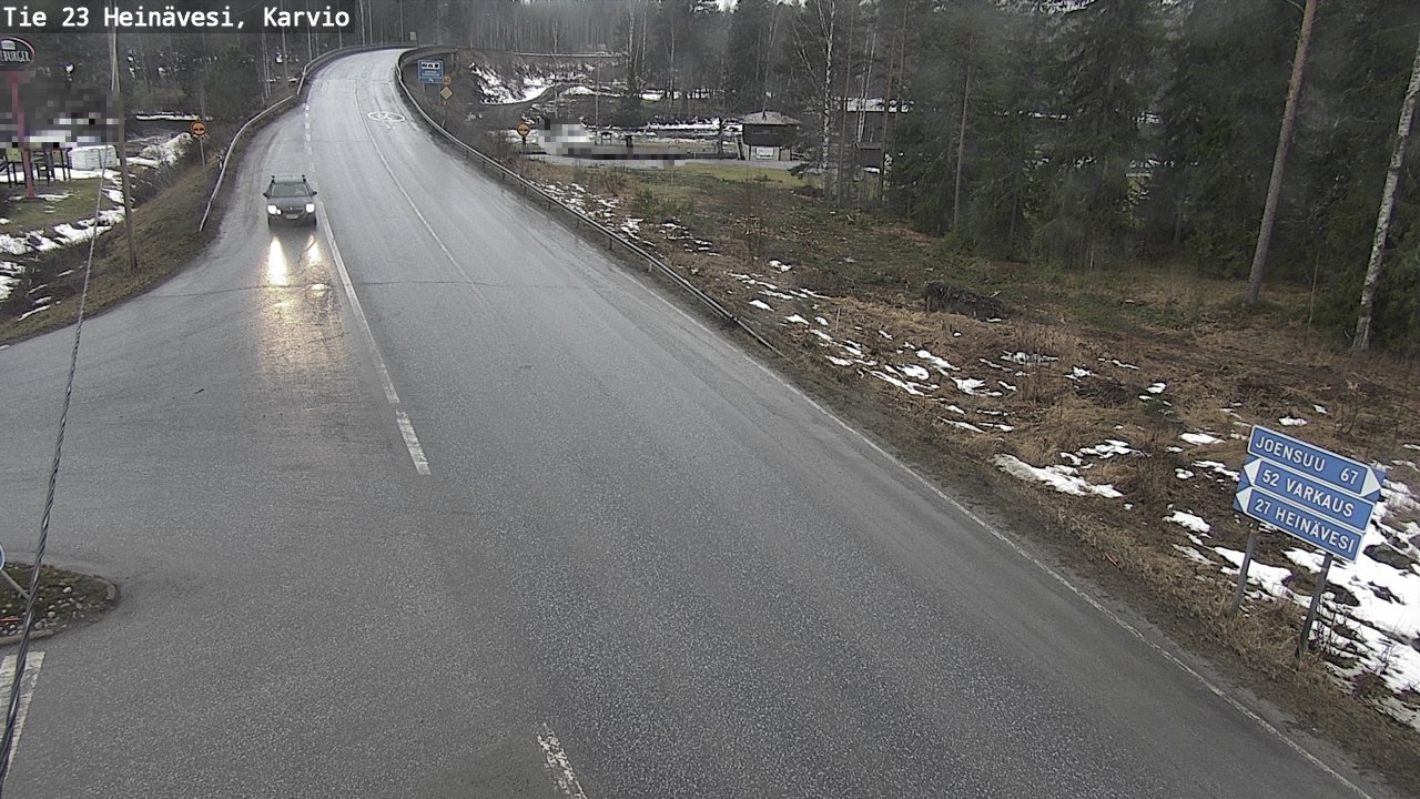 Weather Camera Image Road 23 Heinävesi, Karvio, Heinävesi, Pohjois-Karjala
