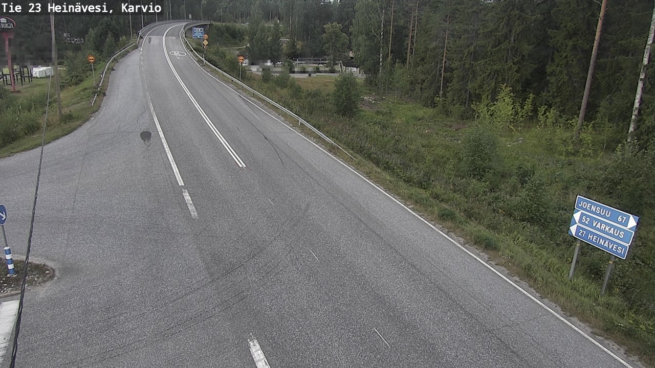 Kelikamerat Kuva Tie 23 Heinävesi, Karvio, Heinävesi, Pohjois-Karjala