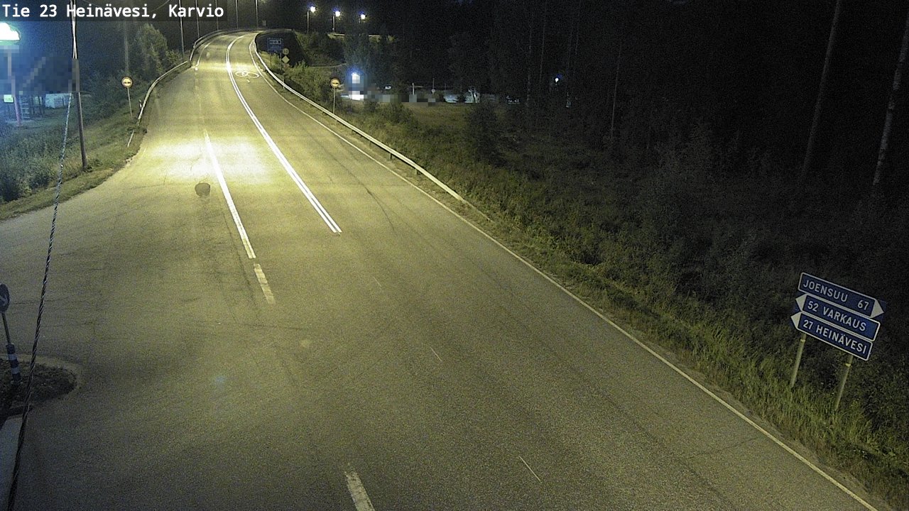 Kelikamerat Kuva Tie 23 Heinävesi, Karvio, Heinävesi, Pohjois-Karjala