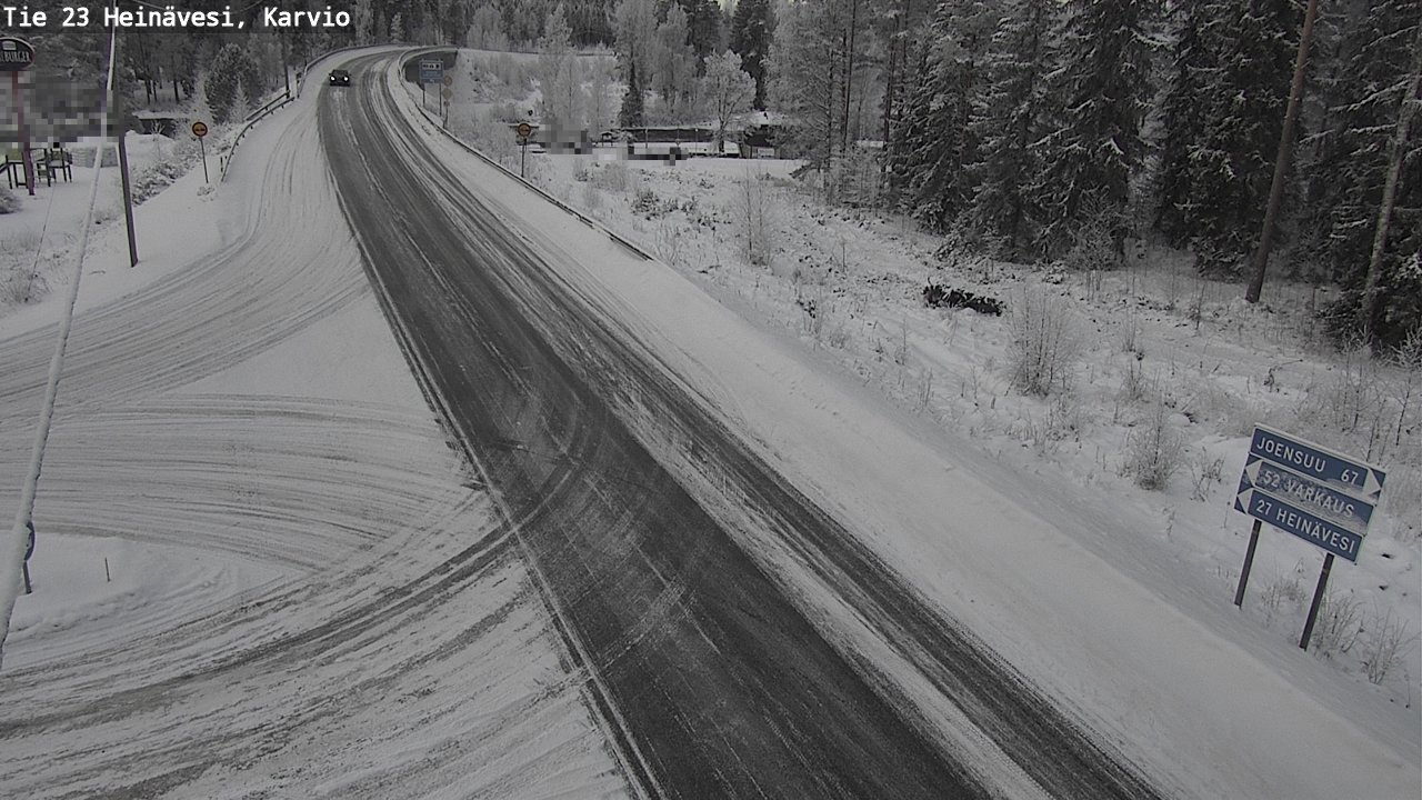 Weather Camera Image Road 23 Heinävesi, Karvio, Heinävesi, Pohjois-Karjala