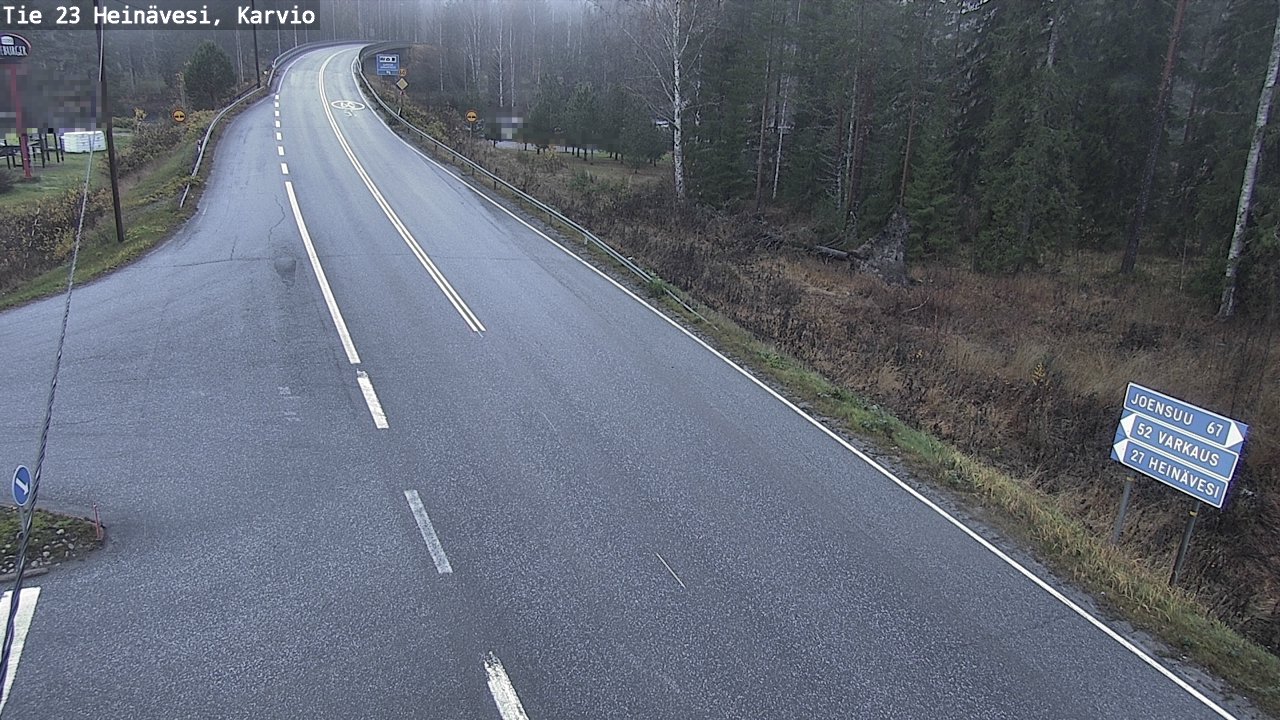 Kelikamerat Kuva Tie 23 Heinävesi, Karvio, Heinävesi, Pohjois-Karjala