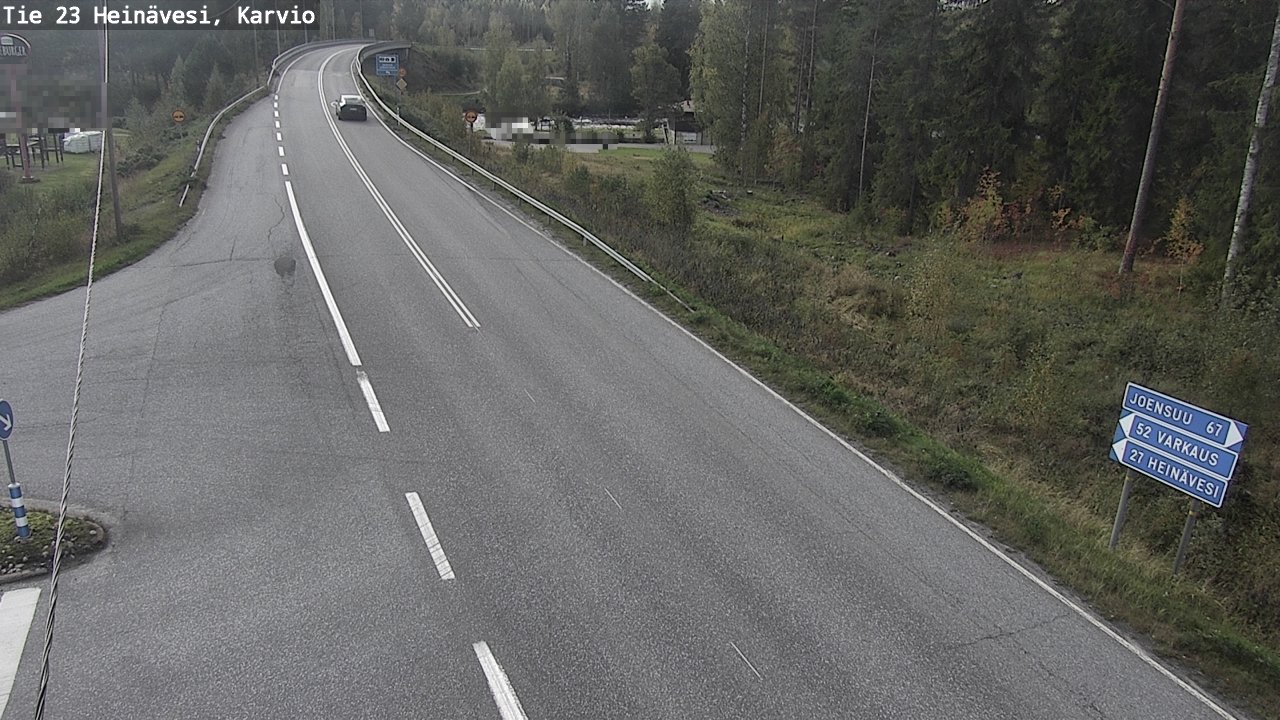 Weather Camera Image Road 23 Heinävesi, Karvio, Heinävesi, Pohjois-Karjala