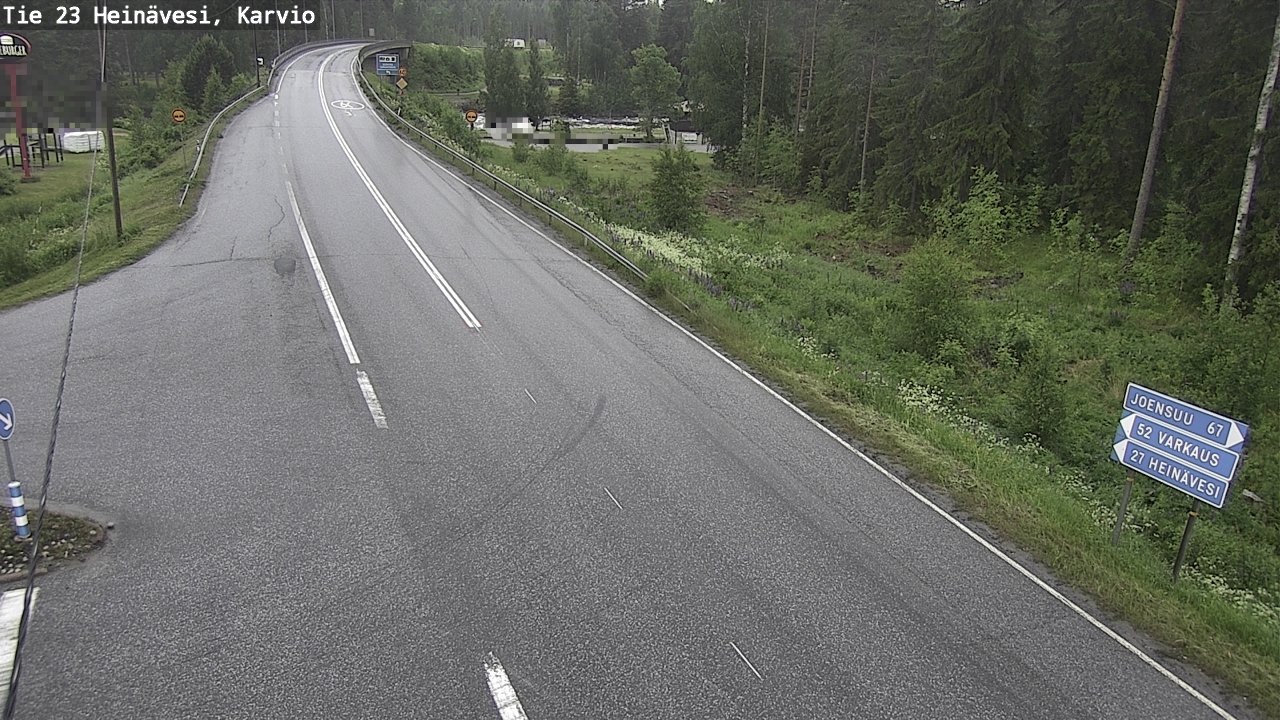 Kelikamerat Kuva Tie 23 Heinävesi, Karvio, Heinävesi, Pohjois-Karjala