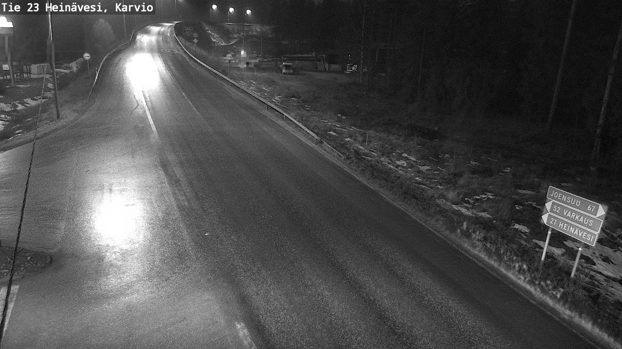 Weather Camera Image Väg 23 Heinävesi, Karvio, Heinävesi, Pohjois-Karjala