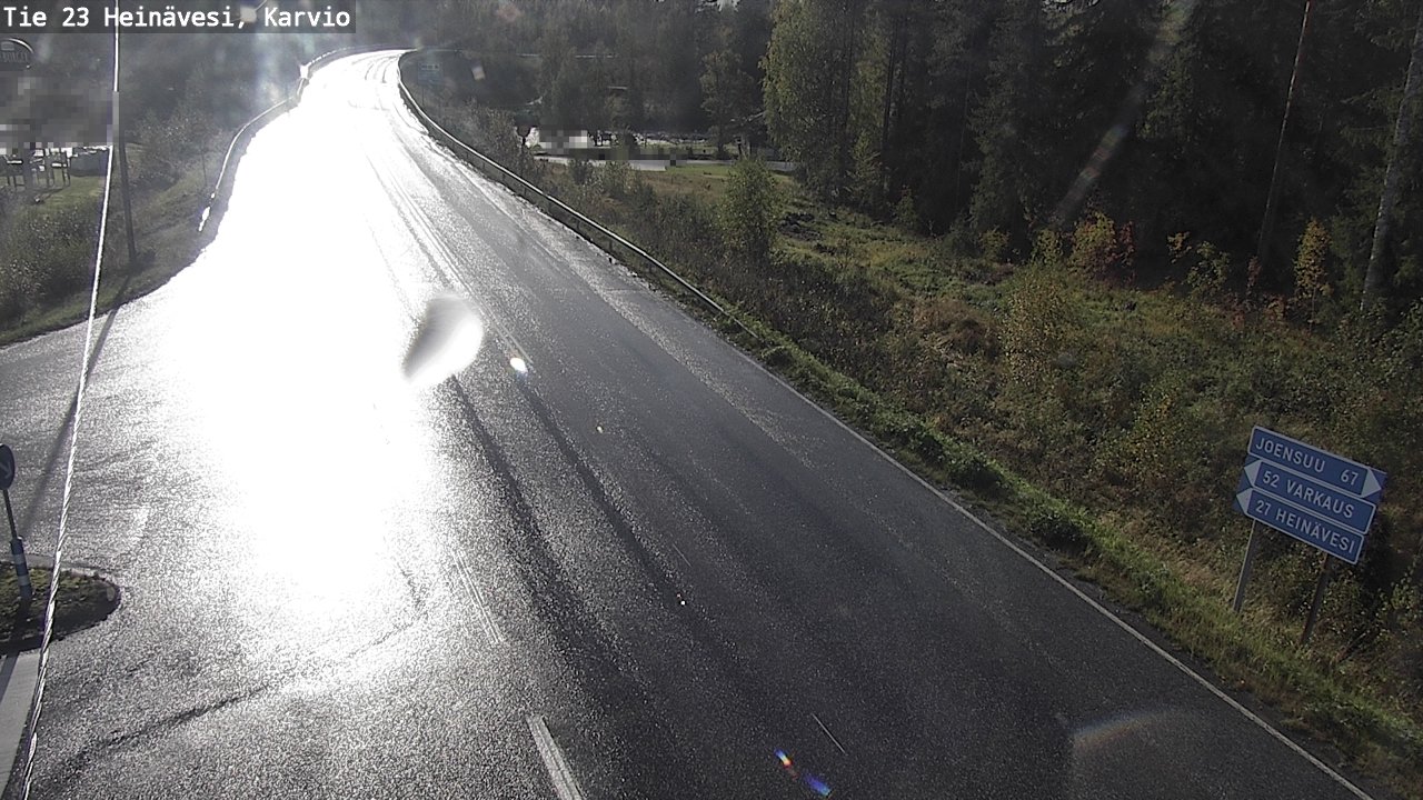 Weather Camera Image Väg 23 Heinävesi, Karvio, Heinävesi, Pohjois-Karjala