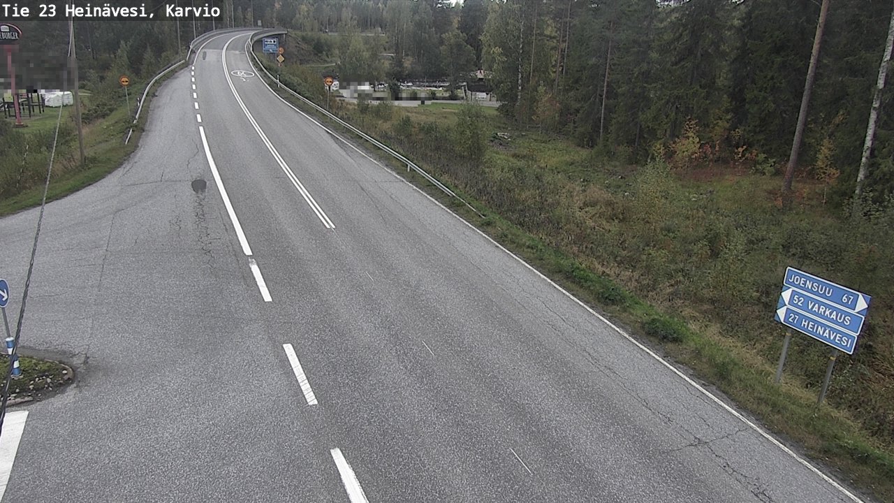 Kelikamerat Kuva Tie 23 Heinävesi, Karvio, Heinävesi, Pohjois-Karjala