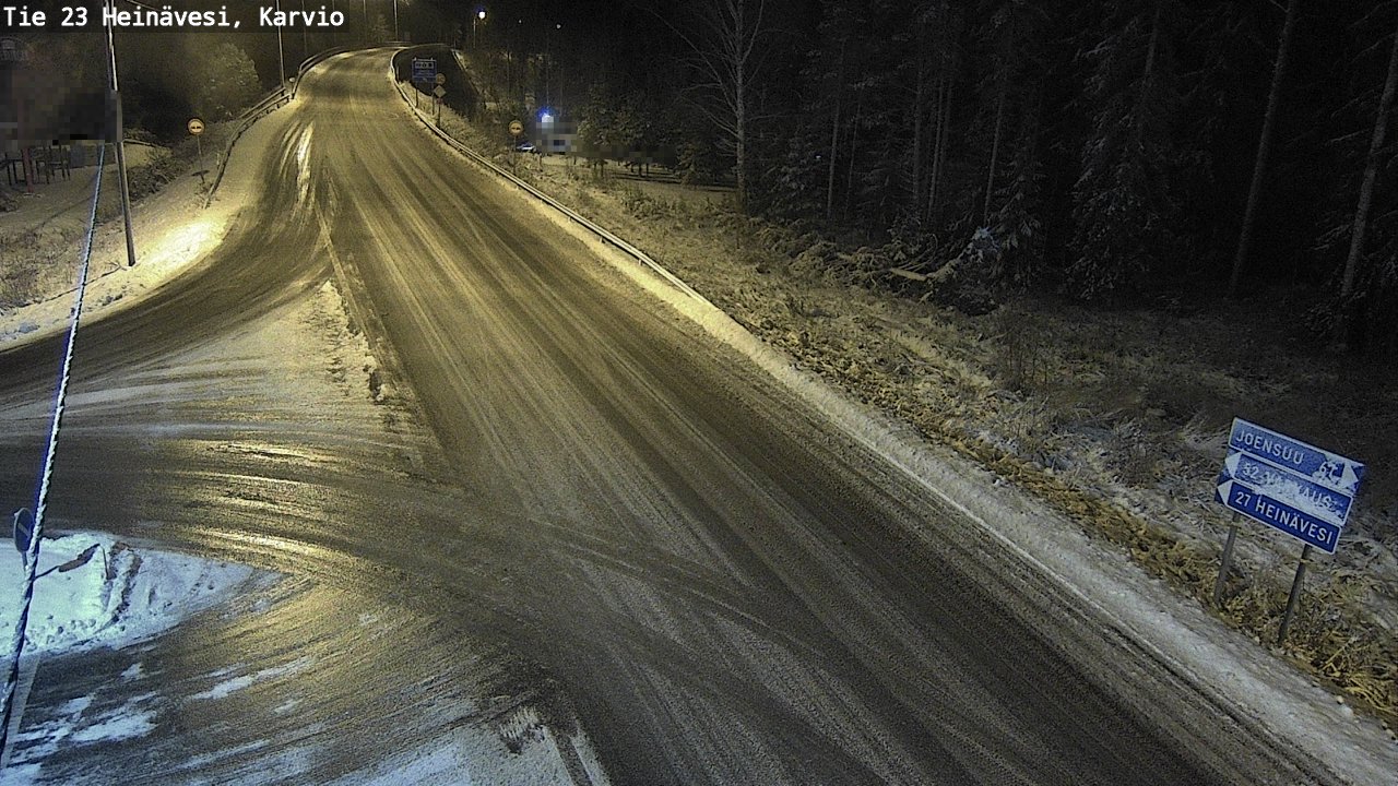 Weather Camera Image Väg 23 Heinävesi, Karvio, Heinävesi, Pohjois-Karjala