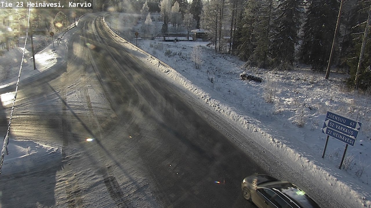 Kelikamerat Kuva Tie 23 Heinävesi, Karvio, Heinävesi, Pohjois-Karjala