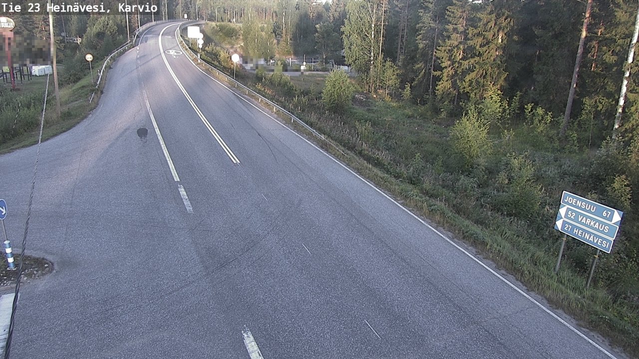 Kelikamerat Kuva Tie 23 Heinävesi, Karvio, Heinävesi, Pohjois-Karjala