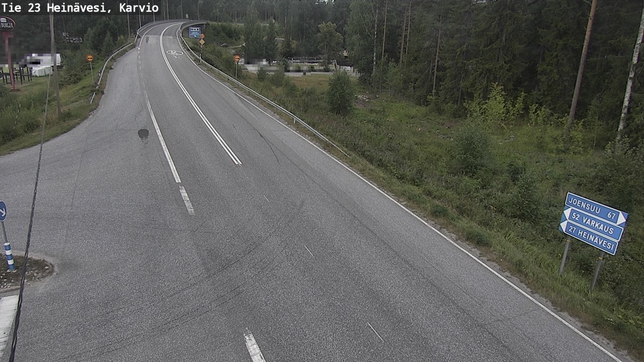 Kelikamerat Kuva Tie 23 Heinävesi, Karvio, Heinävesi, Pohjois-Karjala