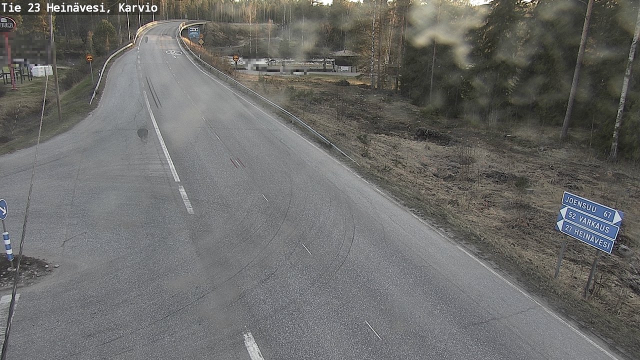 Kelikamerat Kuva Tie 23 Heinävesi, Karvio, Heinävesi, Pohjois-Karjala