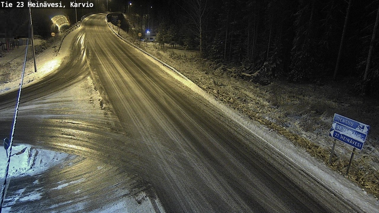Weather Camera Image Väg 23 Heinävesi, Karvio, Heinävesi, Pohjois-Karjala