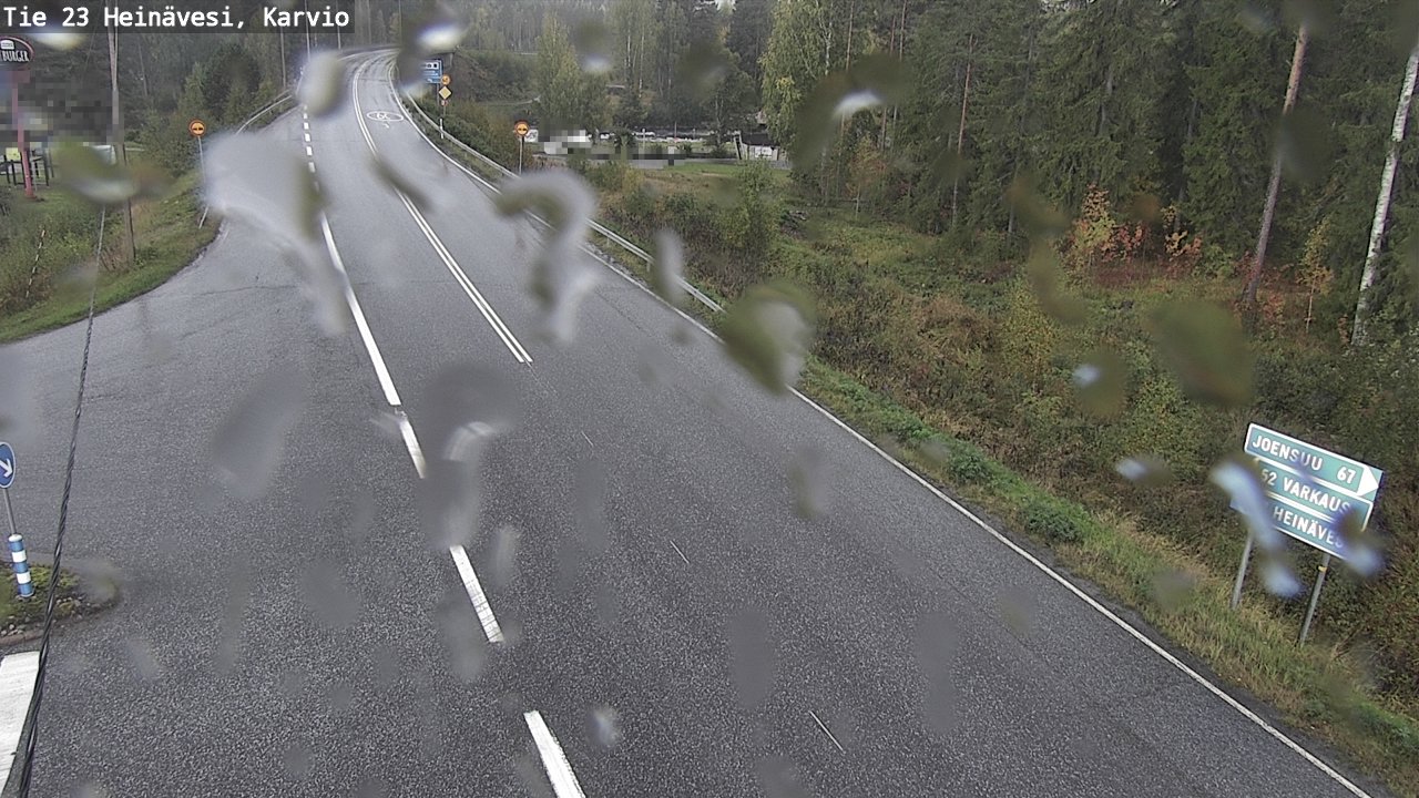 Weather Camera Image Väg 23 Heinävesi, Karvio, Heinävesi, Pohjois-Karjala