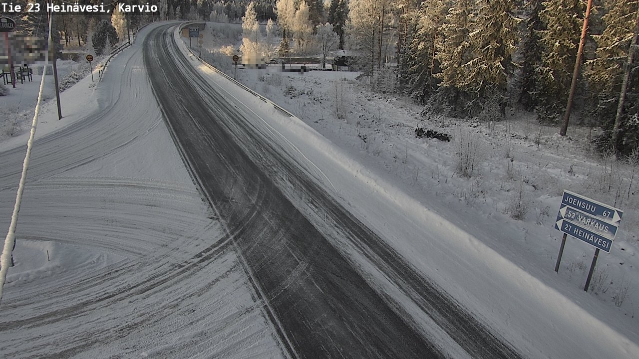 Kelikamerat Kuva Tie 23 Heinävesi, Karvio, Heinävesi, Pohjois-Karjala