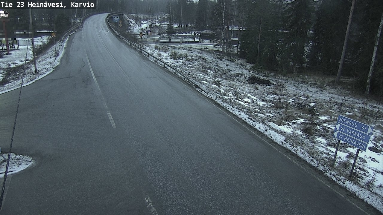 Kelikamerat Kuva Tie 23 Heinävesi, Karvio, Heinävesi, Pohjois-Karjala