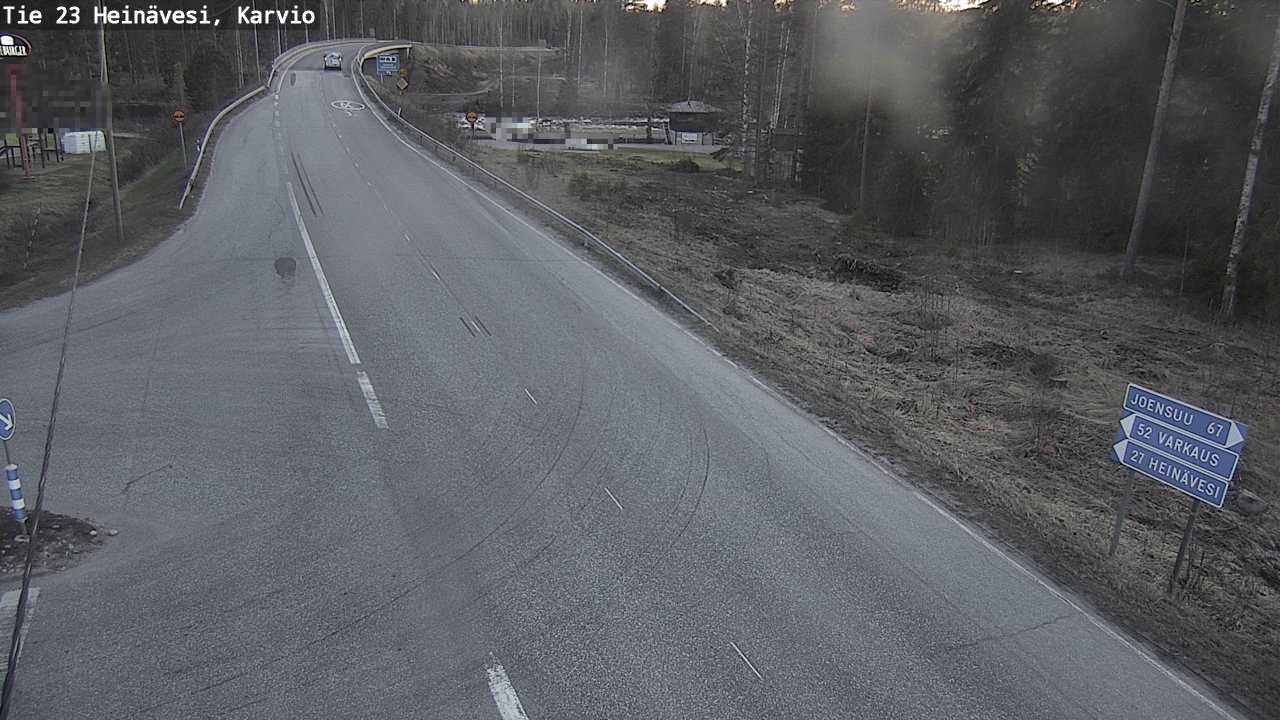 Kelikamerat Kuva Tie 23 Heinävesi, Karvio, Heinävesi, Pohjois-Karjala