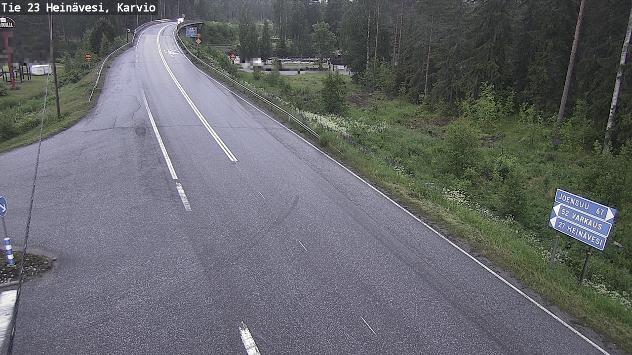 Kelikamerat Kuva Tie 23 Heinävesi, Karvio, Heinävesi, Pohjois-Karjala