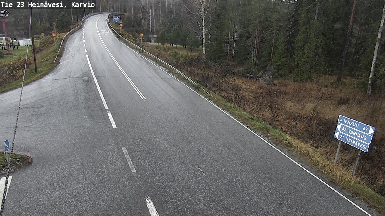 Kelikamerat Kuva Tie 23 Heinävesi, Karvio, Heinävesi, Pohjois-Karjala