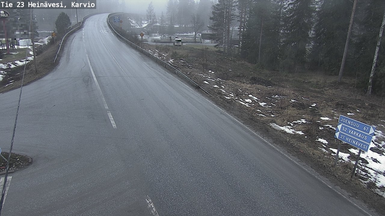 Weather Camera Image Road 23 Heinävesi, Karvio, Heinävesi, Pohjois-Karjala