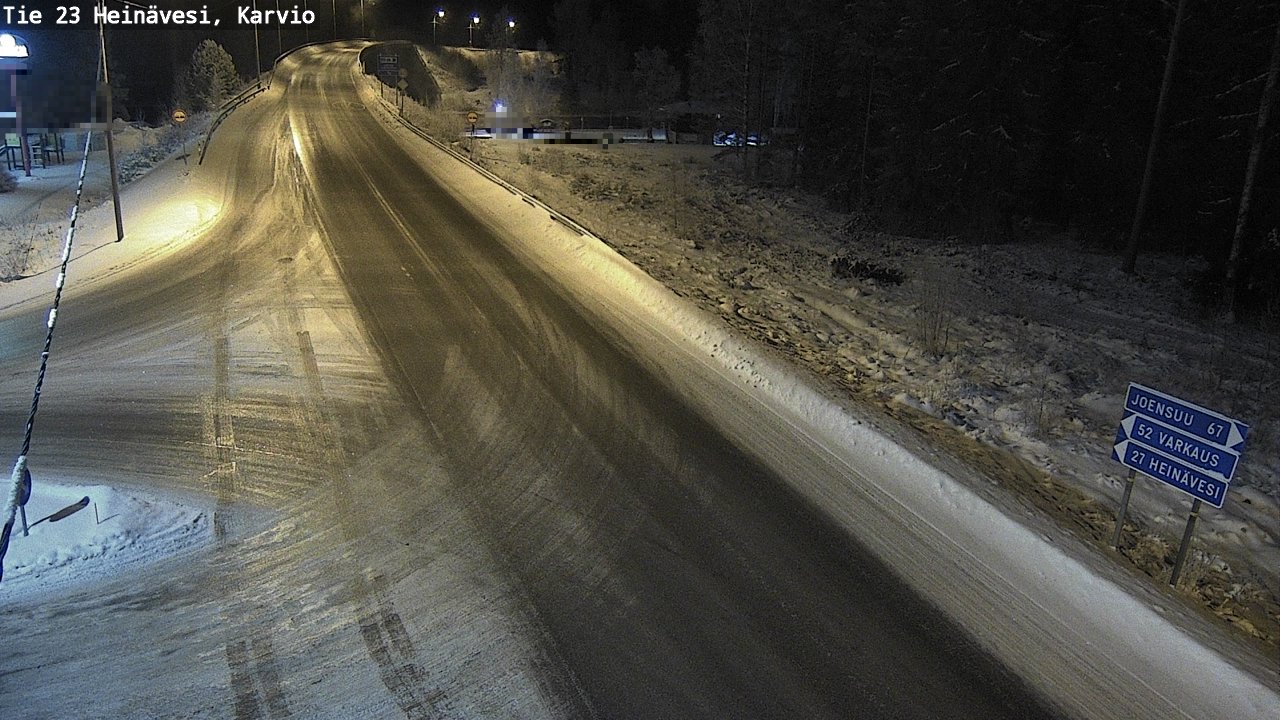 Kelikamerat Kuva Tie 23 Heinävesi, Karvio, Heinävesi, Pohjois-Karjala