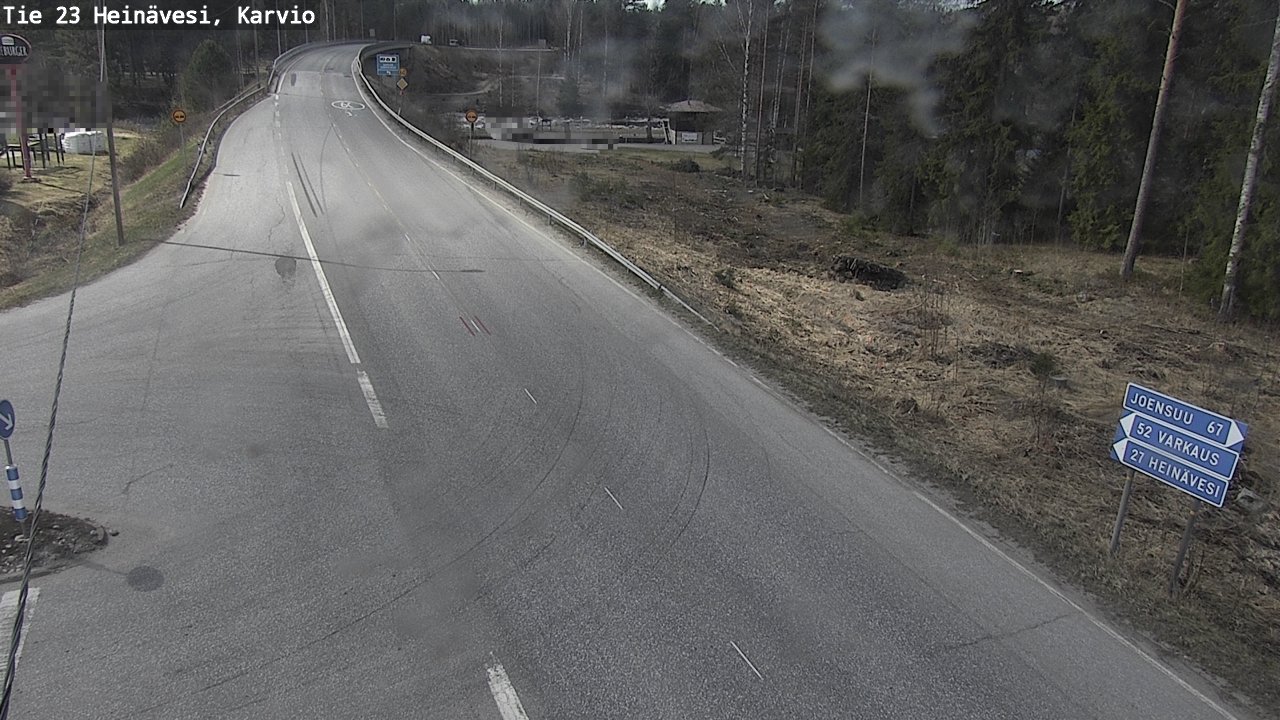 Kelikamerat Kuva Tie 23 Heinävesi, Karvio, Heinävesi, Pohjois-Karjala