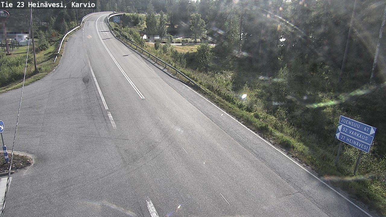 Kelikamerat Kuva Tie 23 Heinävesi, Karvio, Heinävesi, Pohjois-Karjala