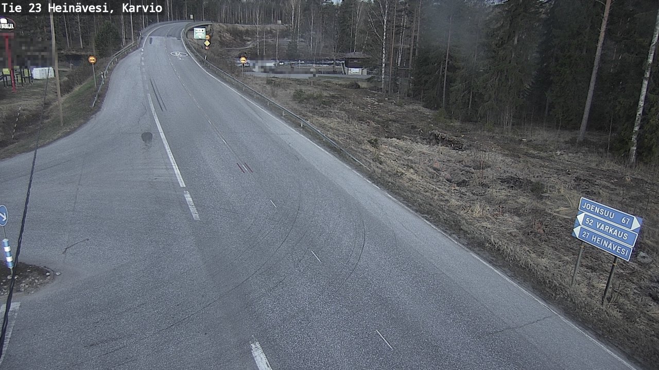 Kelikamerat Kuva Tie 23 Heinävesi, Karvio, Heinävesi, Pohjois-Karjala